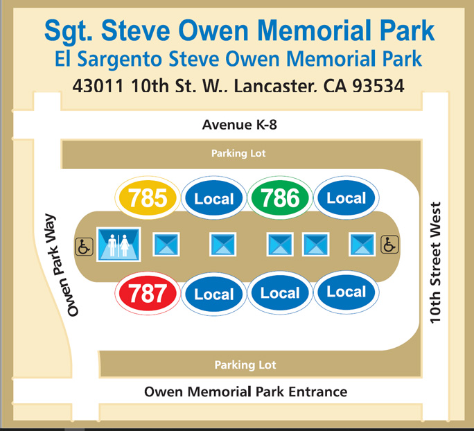 Sgt. Steve Owen Memorial Park Site Map