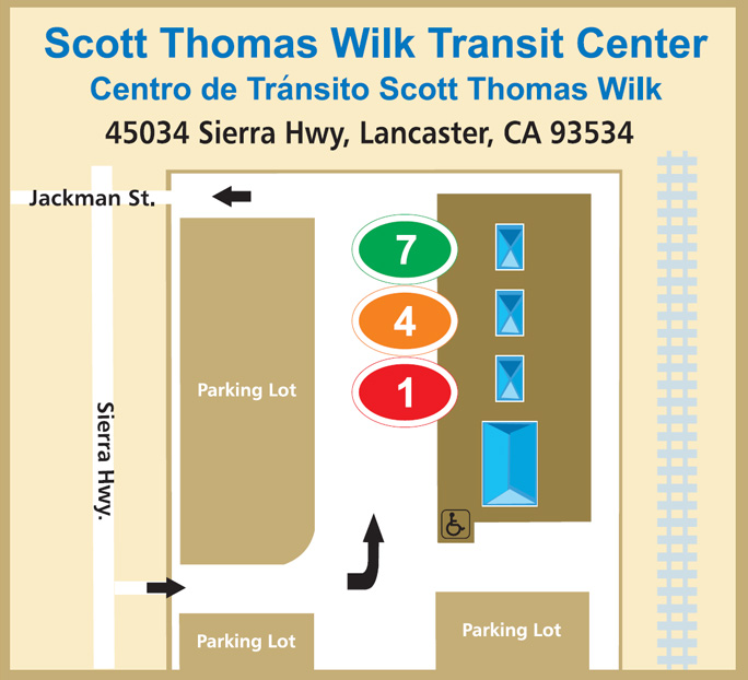 Scott Thomas Wilk Transit Center Site Map