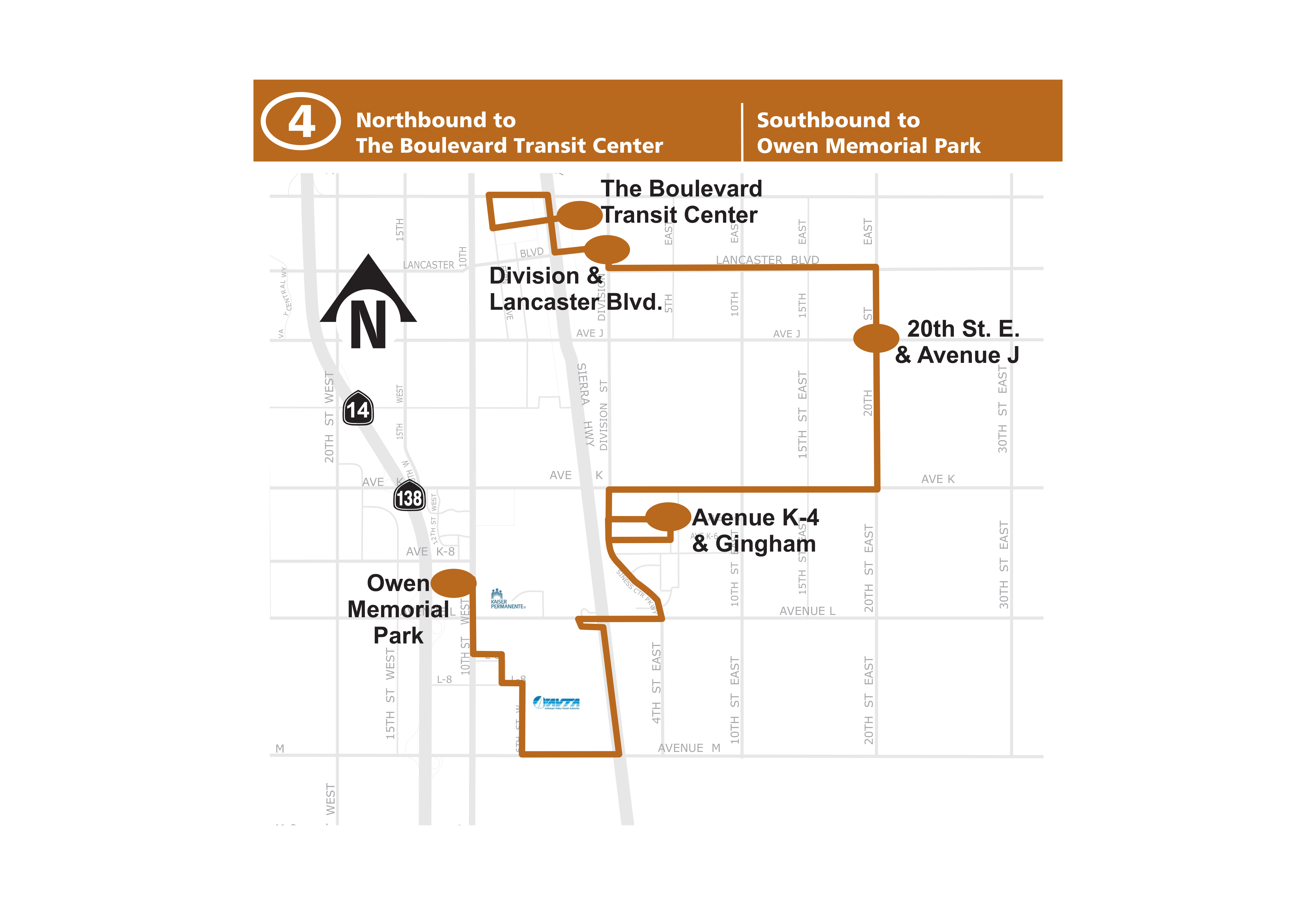 Route 4 Map