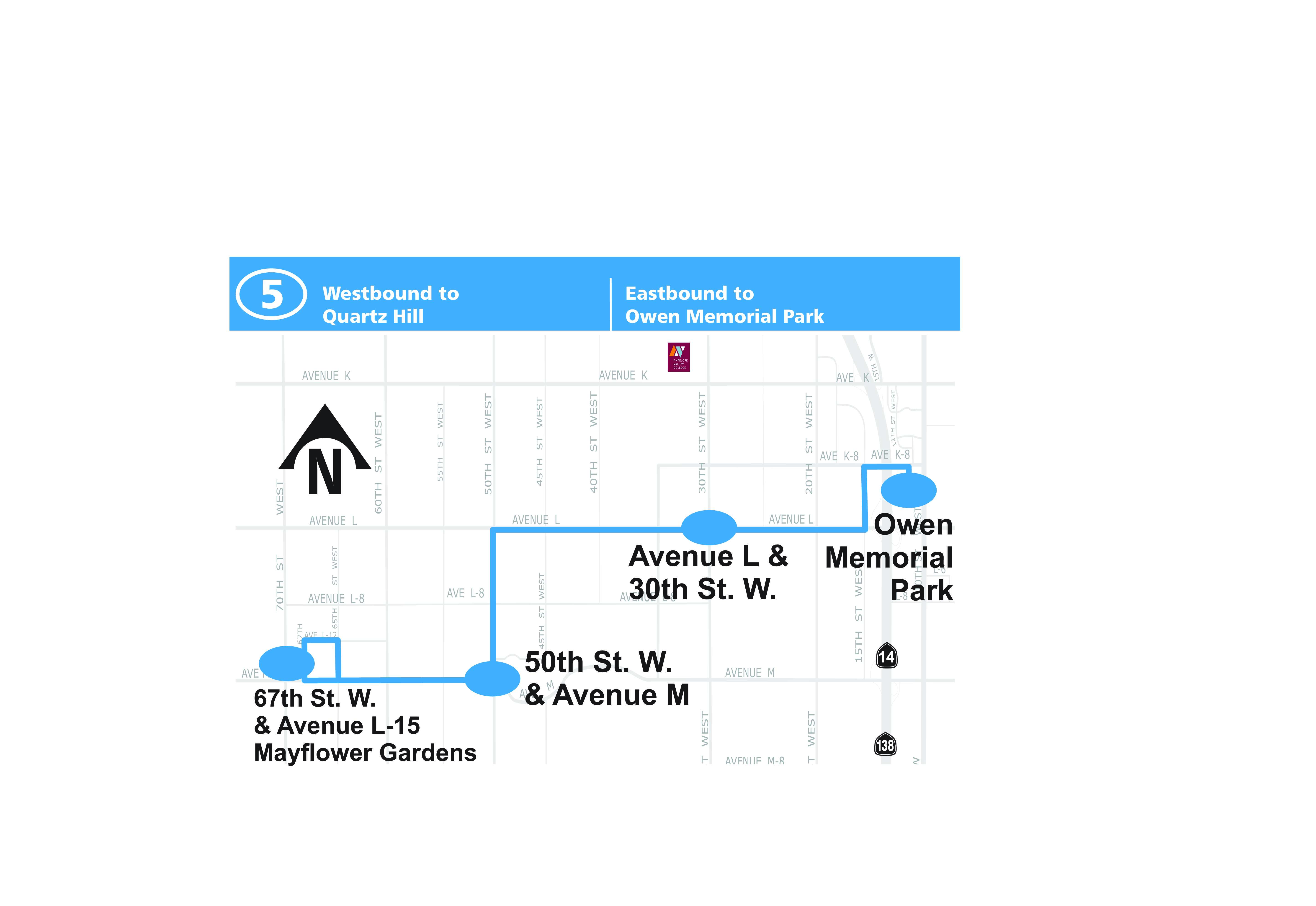 Route 5 Map
