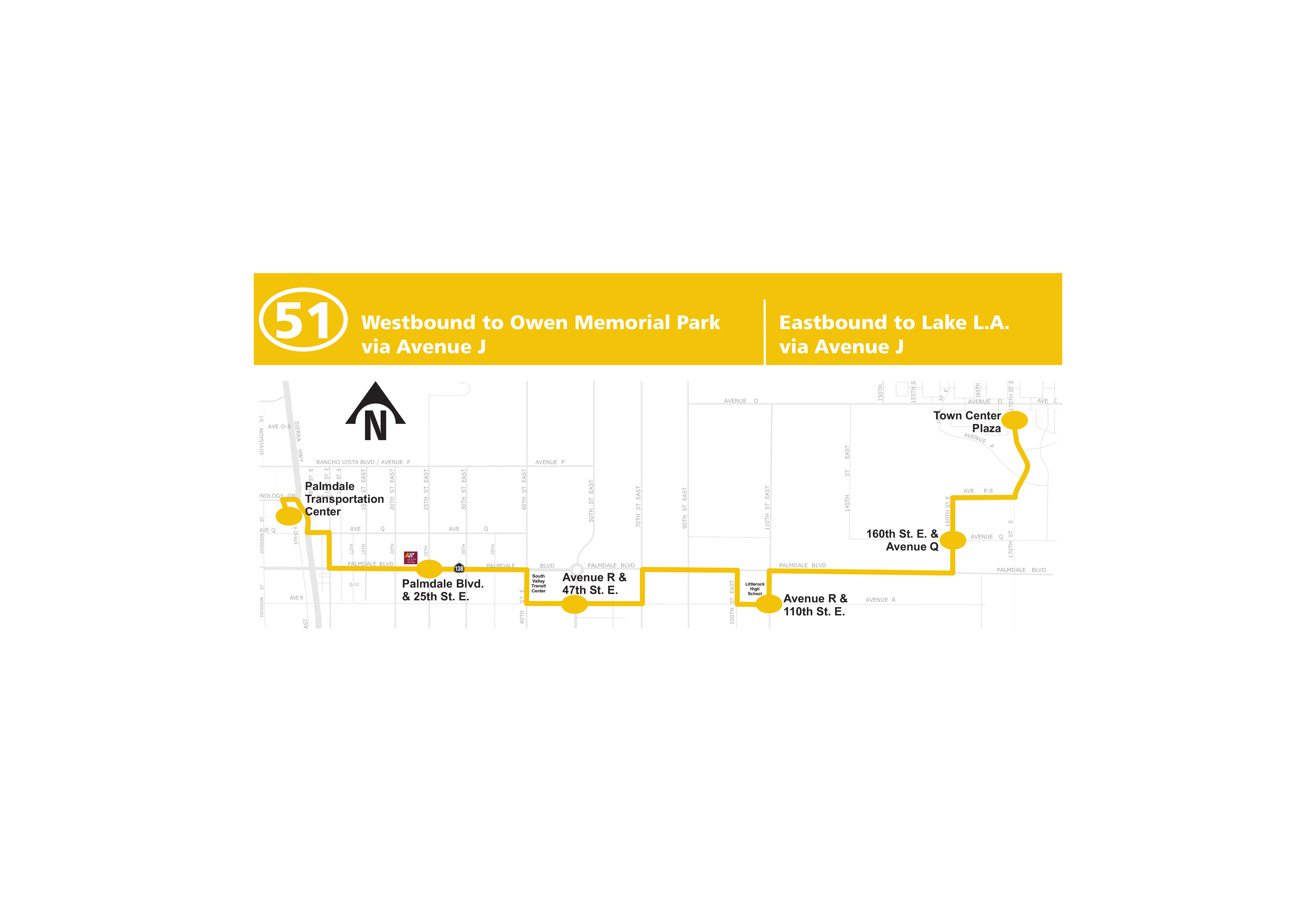 Route 51 Map