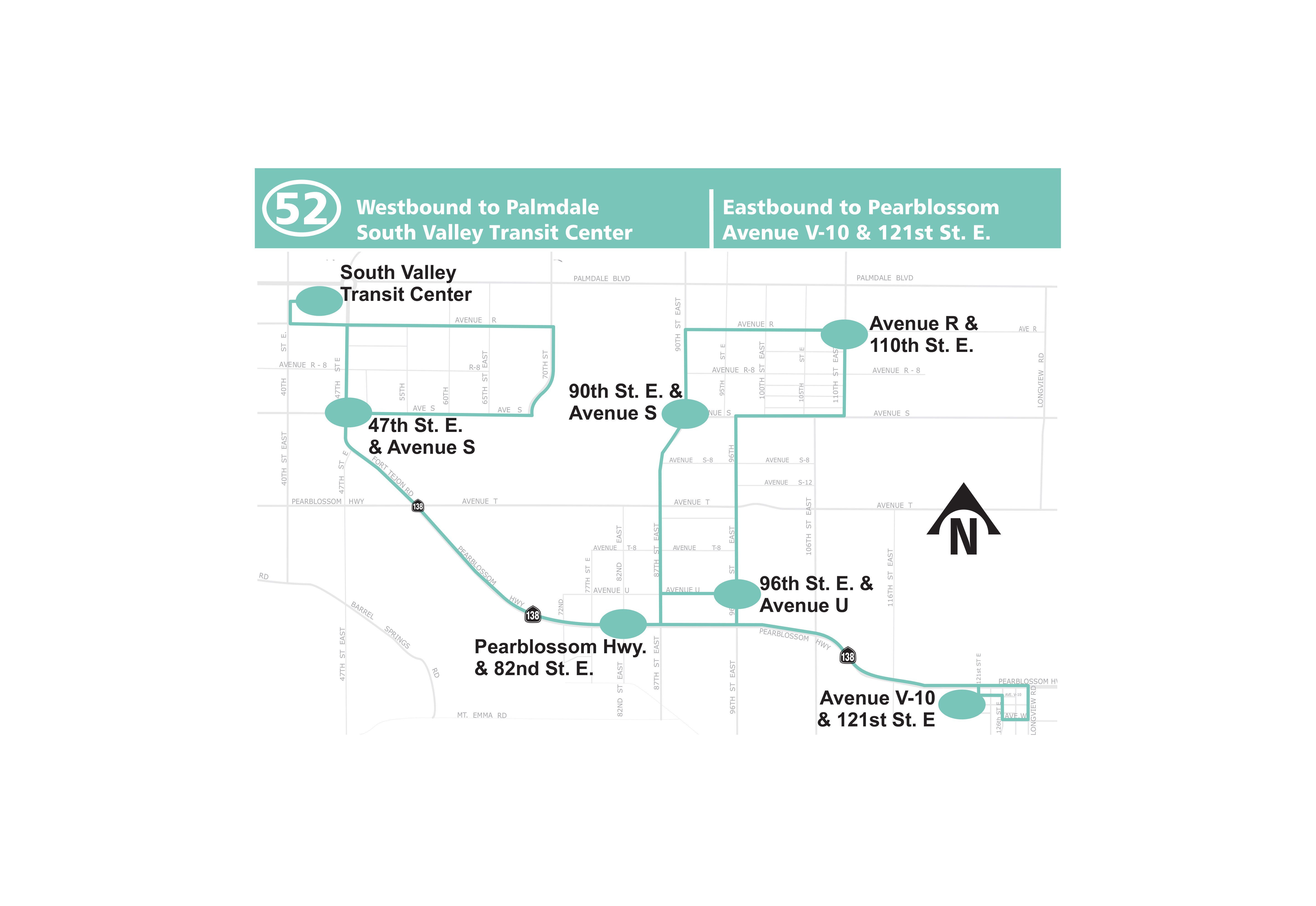 Route 52 Map